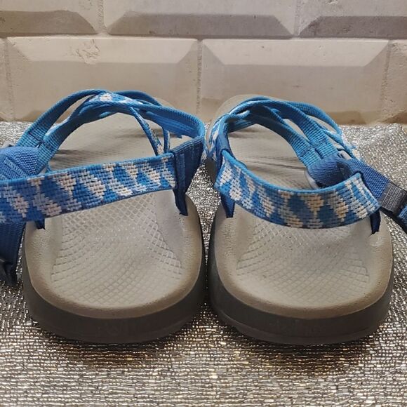 CHACO - ZX1 Womens Blue Gray Sandals Size 10 - Picture 4 of 8